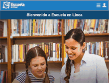 Tablet Screenshot of laescuelaenlinea.com